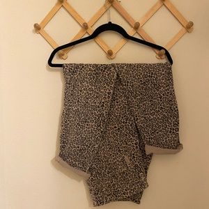 PAIGE DENIM grey cheetah jeans